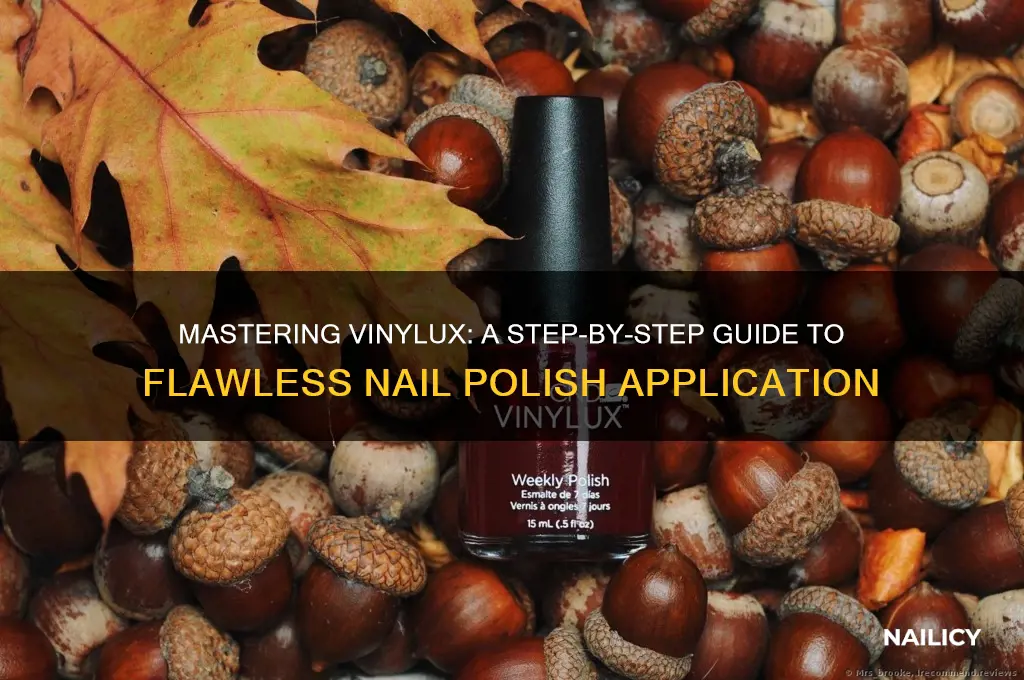 how to apply vinylux nail polish
