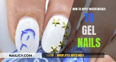 Applying Water Decals: Gel Nails Made Easy
