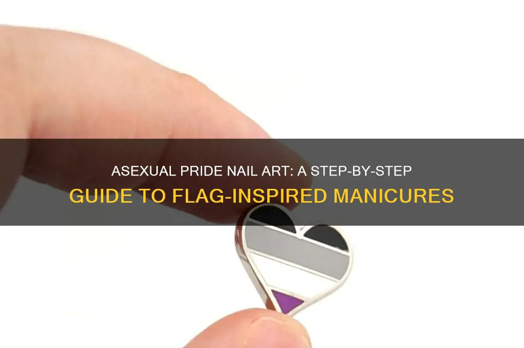 how to asexual flag nails