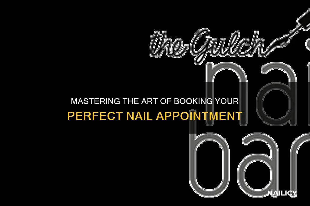 how to ask for a nail appointment