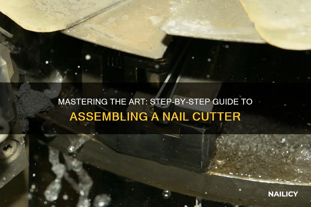 how to assemble nail cutter