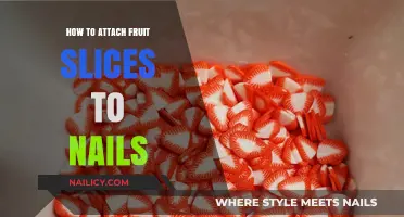 Creative Nail Art: Attaching Fruit Slices for a Fresh Summer Look