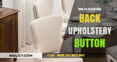 Mastering Upholstery Buttons: A Step-by-Step Guide to Attaching Nail-Back Buttons