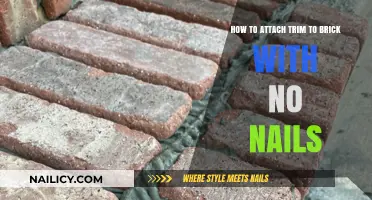 Attaching Trim to Brick: A Nail-Free Guide