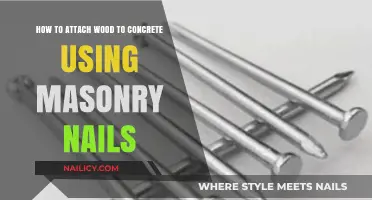 Secure Wood to Concrete: A Guide on Using Masonry Nails Effectively