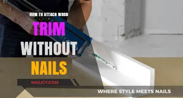 Attaching Wood Trim: A Nail-less Guide