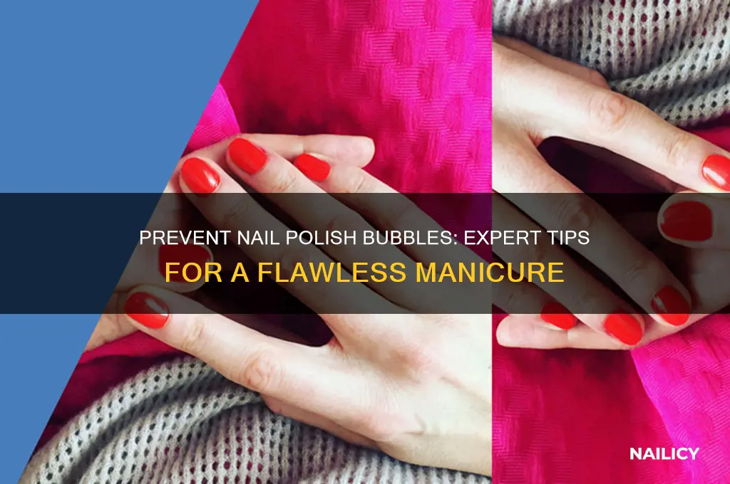 how to avoid bubbles in nail varnish