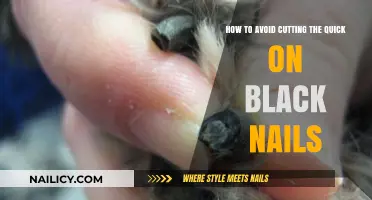 Trimming Black Nails: Avoid Hurting Quick