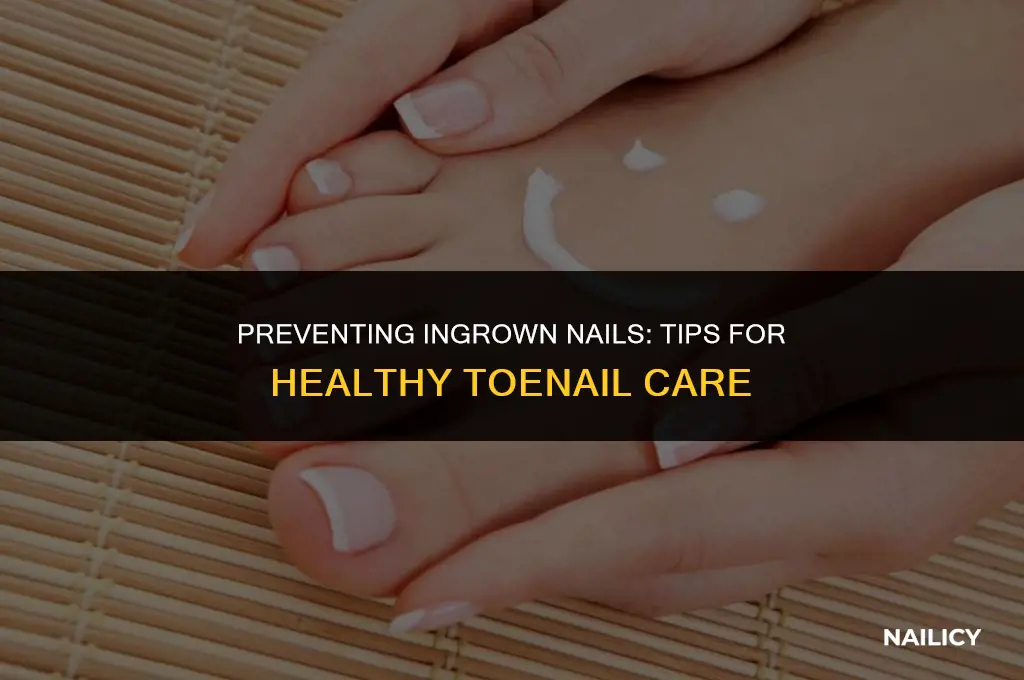 how to avoid getting ingrown nail