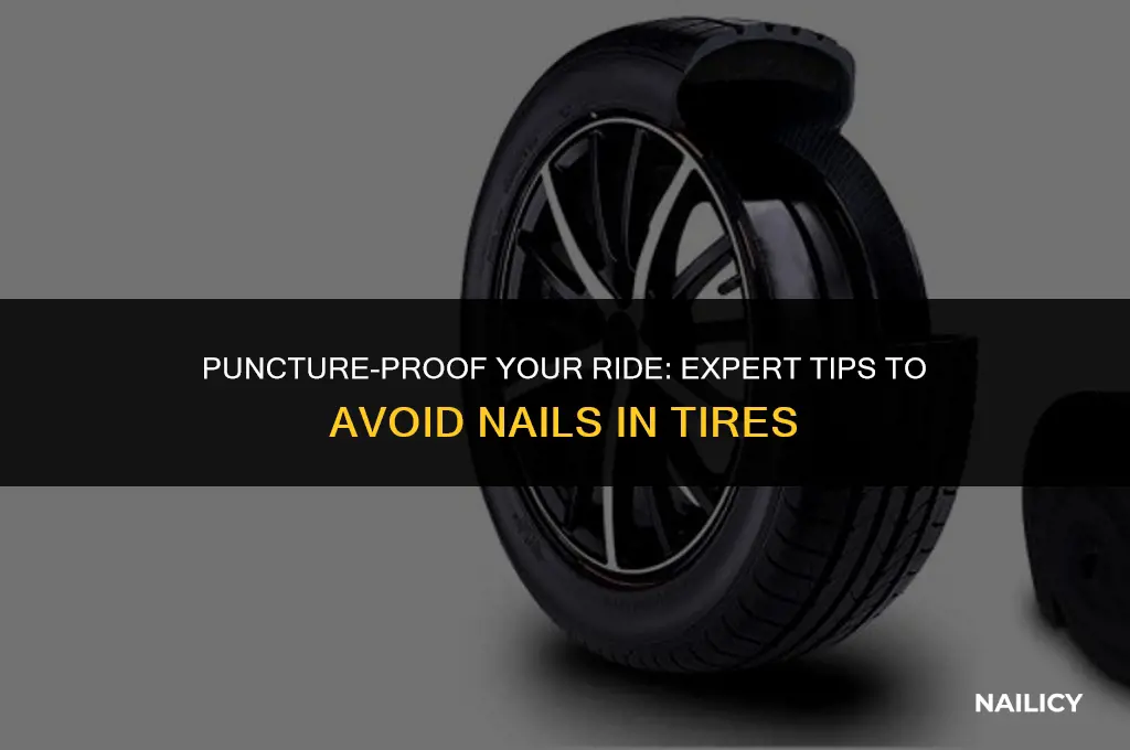 how to avoid getting nails in tires