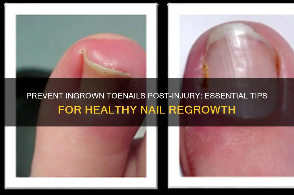 how to avoid ingrown toenail after losing nail