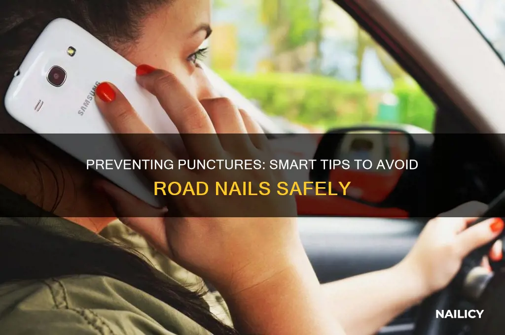 how to avoid nails on the road