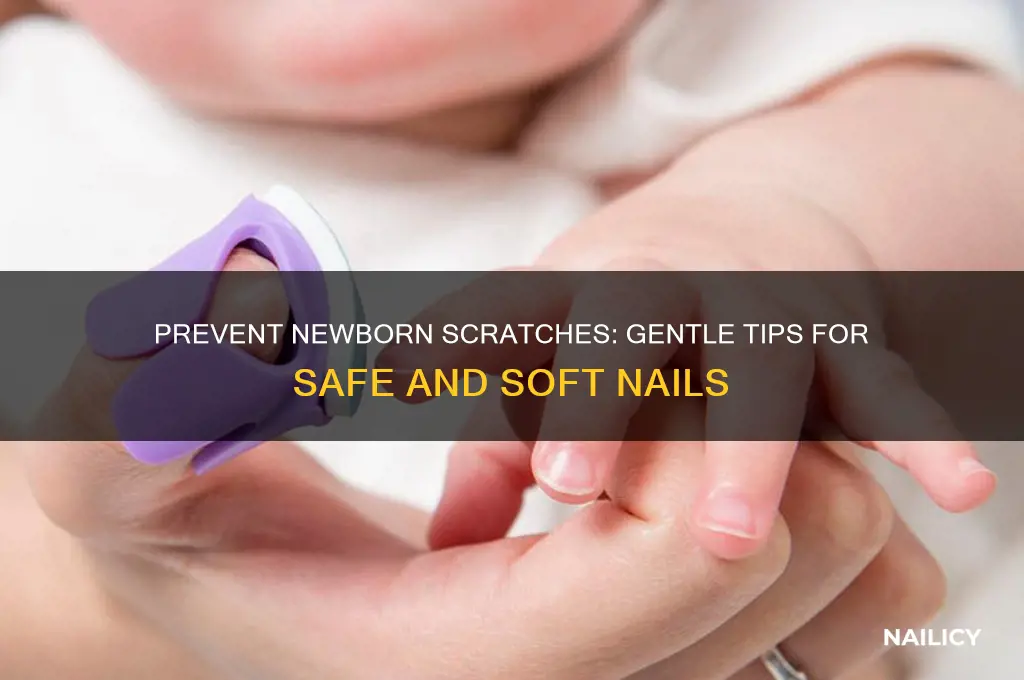 how to avoid newborn own nail scratches