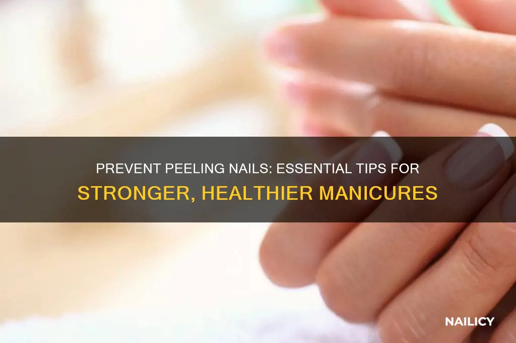 how to avoid peeling nails