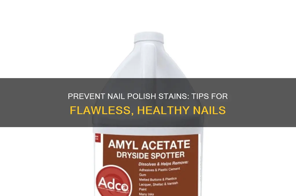 how to avoid stained nails from nail polish