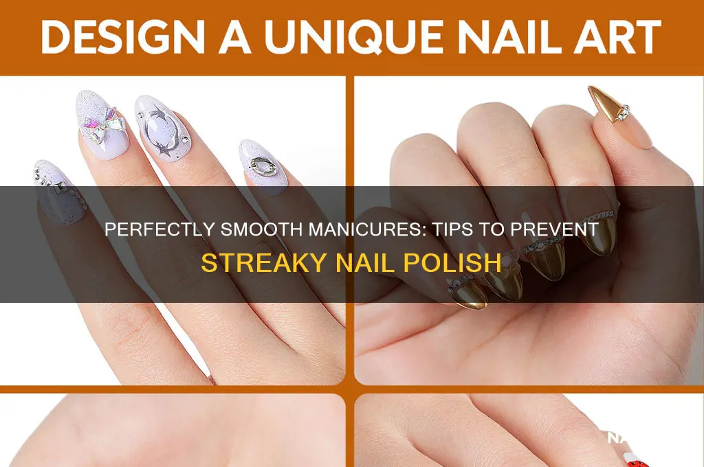 how to avoid streaky nail polish