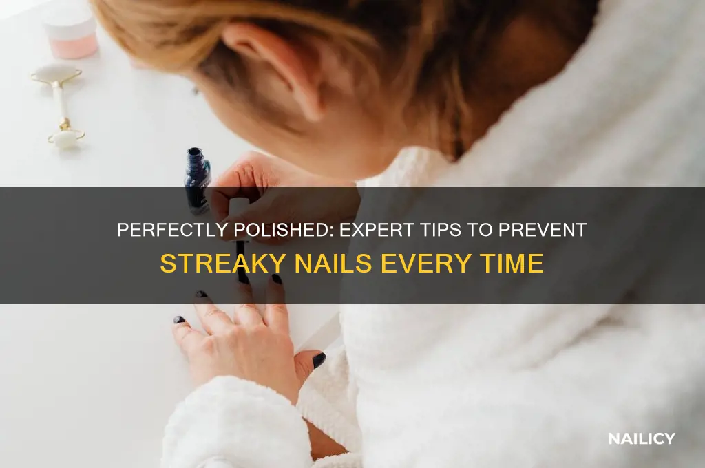 how to avoid streaky nails