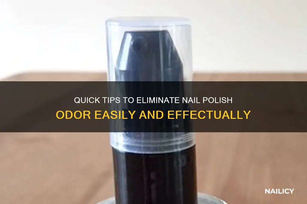 how to avoid the nail polish smell