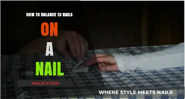 Master the Art of Balancing 13 Nails on a Single Nail