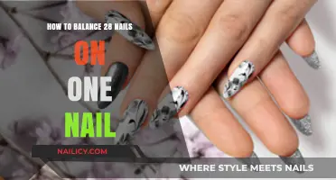 Mastering the Art of Balancing 28 Nails on a Single Nail