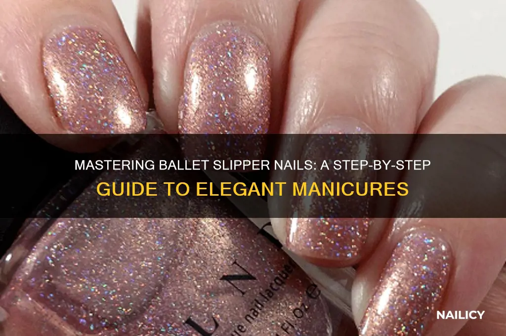 how to ballet slipper nails