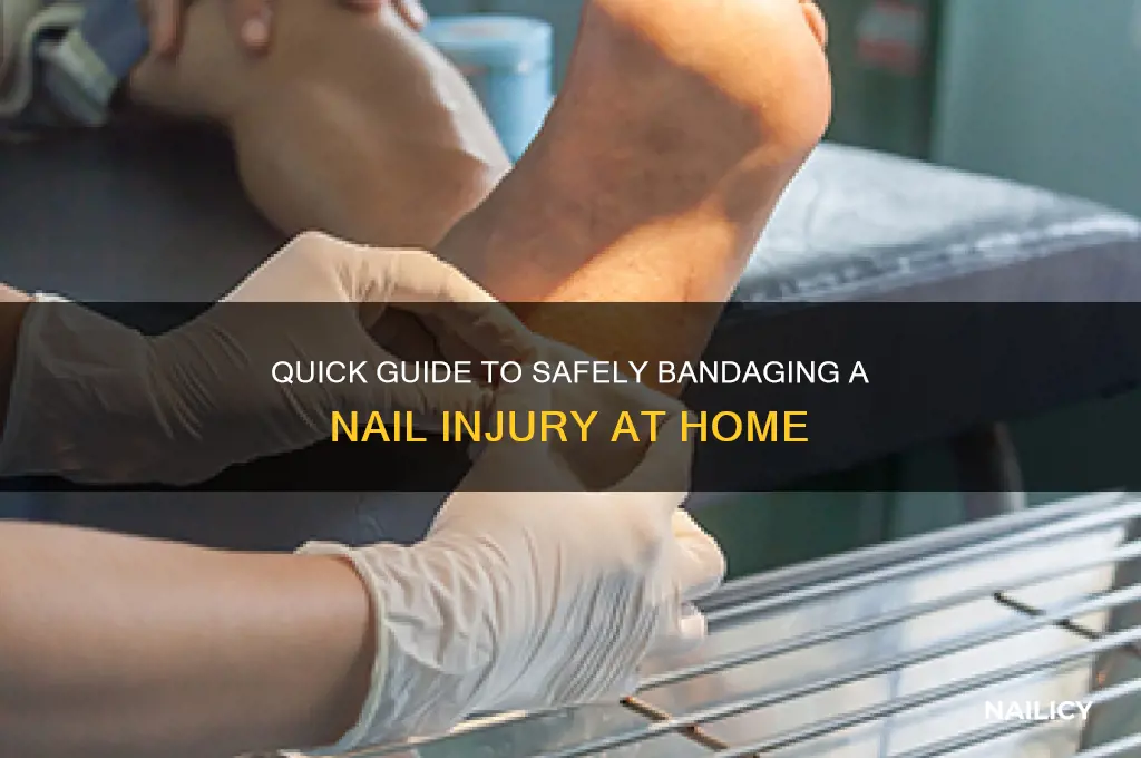 how to bandage a nail