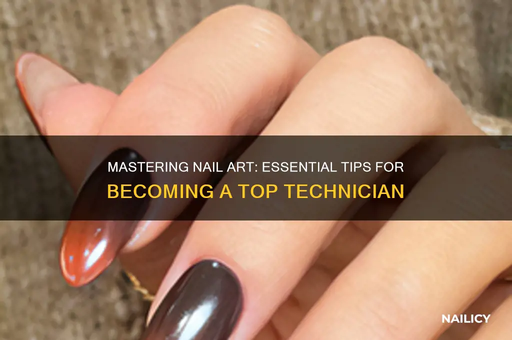 how to be a better nail technician