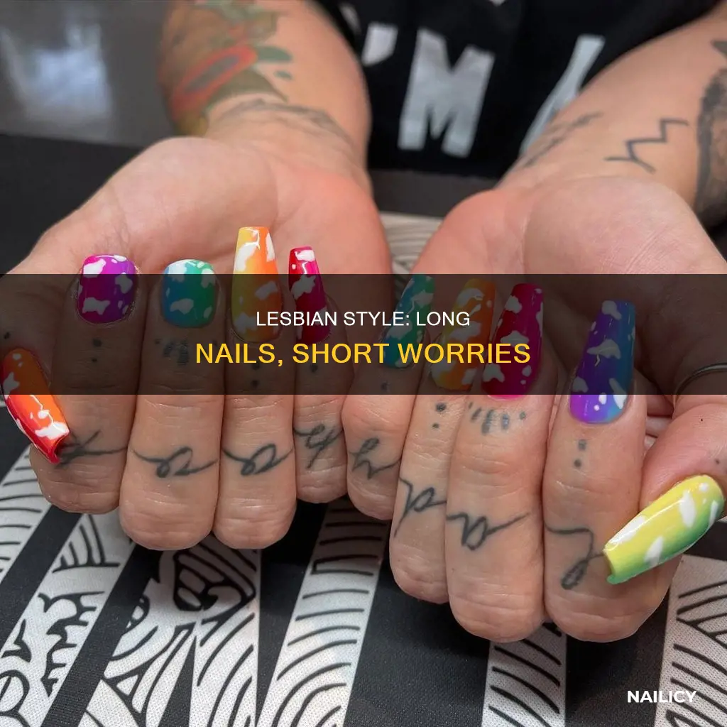 how to be a lesbian but also have long nails