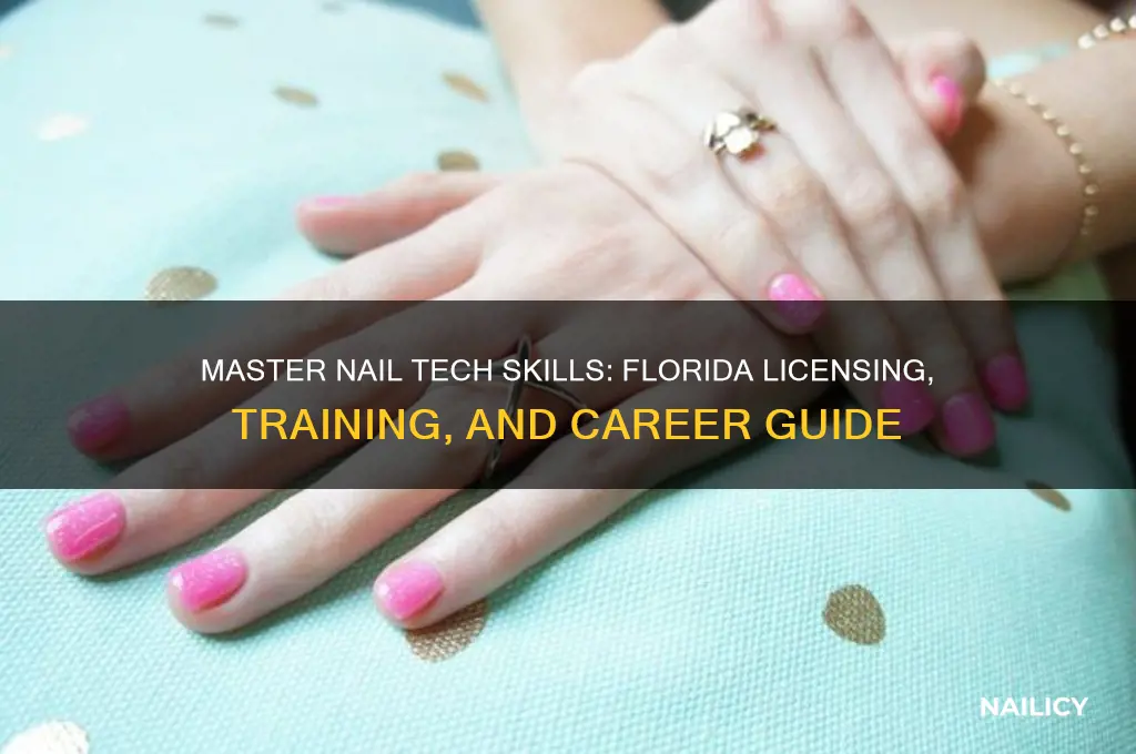 how to be a nail tech in florida