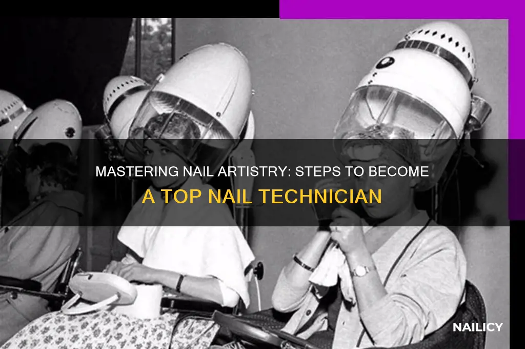 how to become a master nail technician