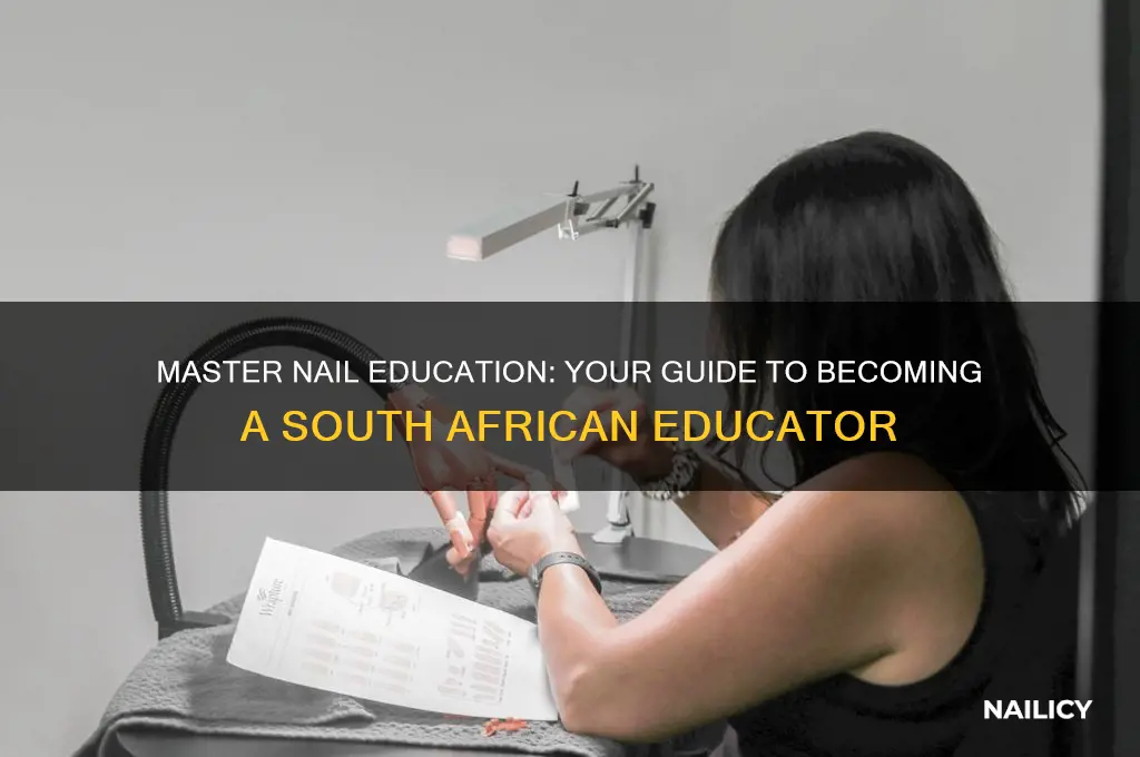 how to become a nail educator south africa