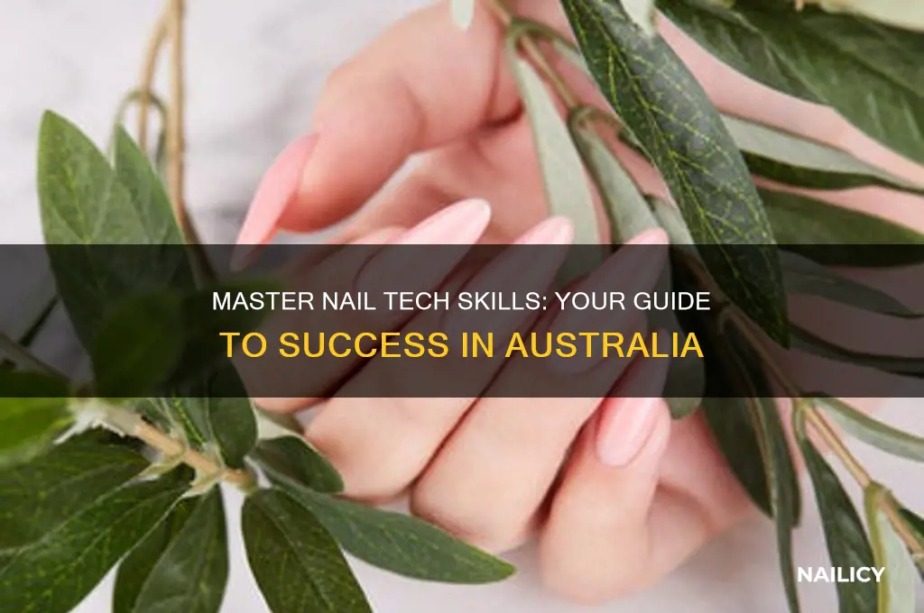 how to become a nail tech in australia