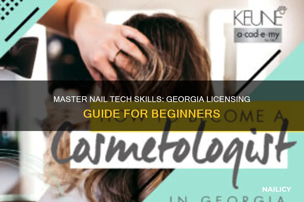 how to become a nail tech in georgia