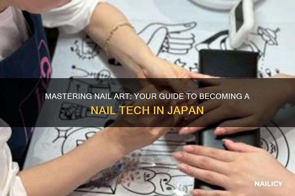 how to become a nail tech in japan