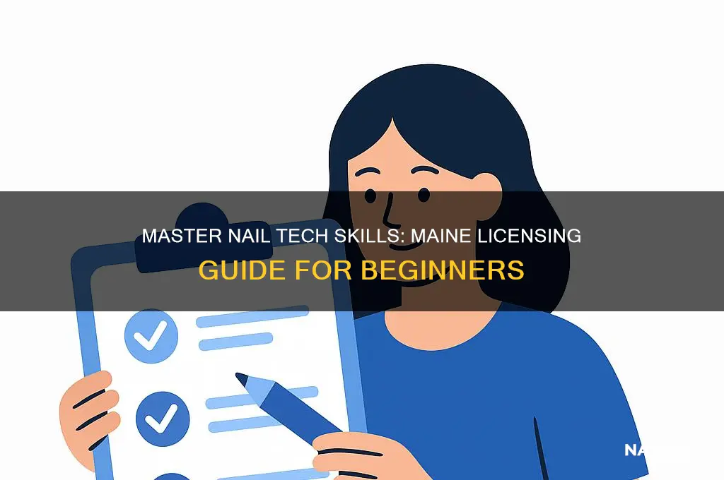 how to become a nail tech in maine