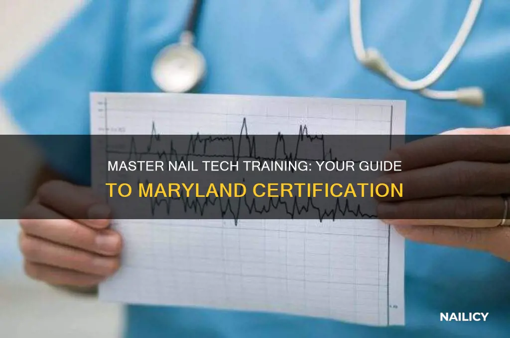 how to become a nail tech in maryland