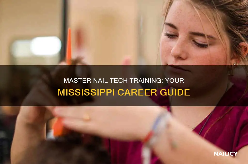 how to become a nail tech in mississippi