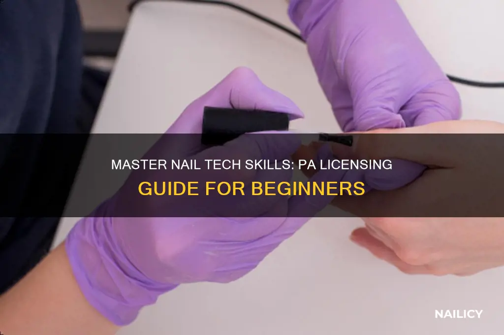 how to become a nail tech in pa