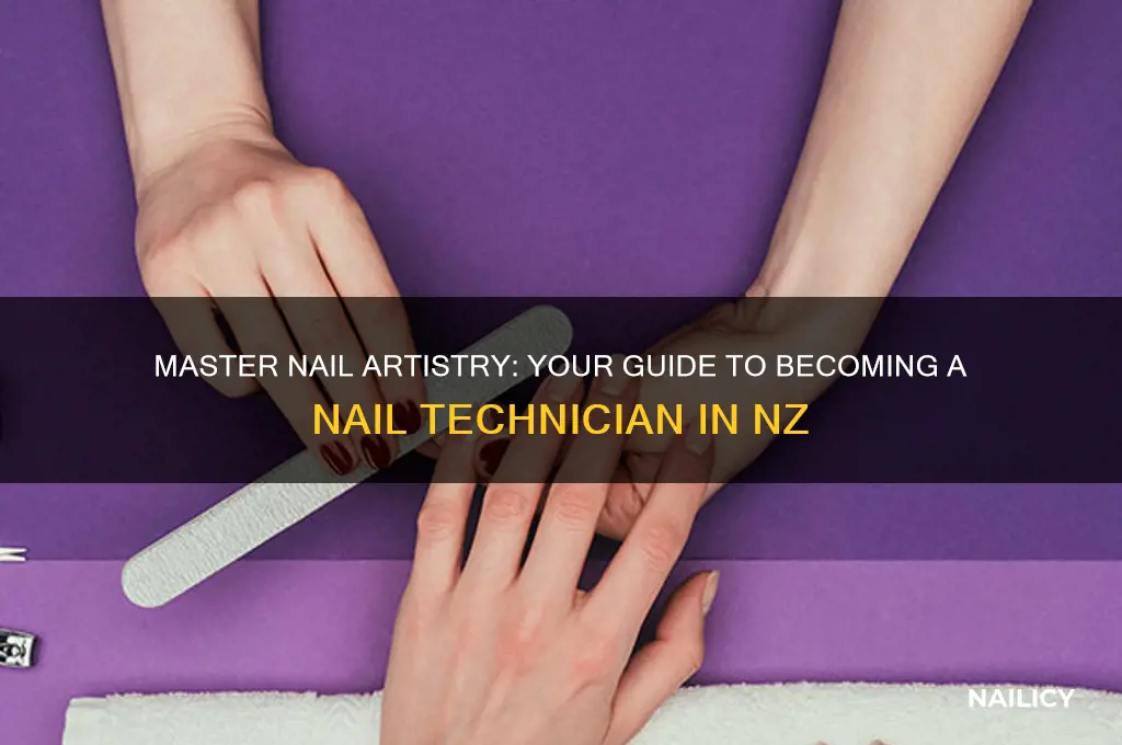 how to become a nail technician nz