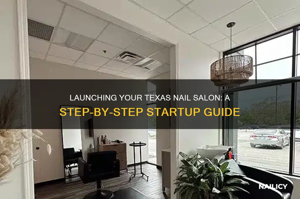 how to begin a nail salon in texas