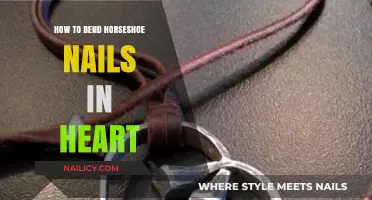 Mastering the Art of Bending Horseshoe Nails into Heart Shapes