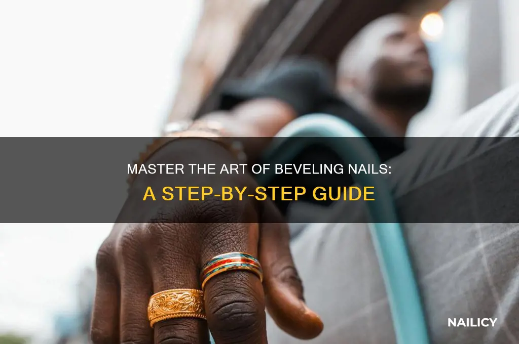 how to bevel nails