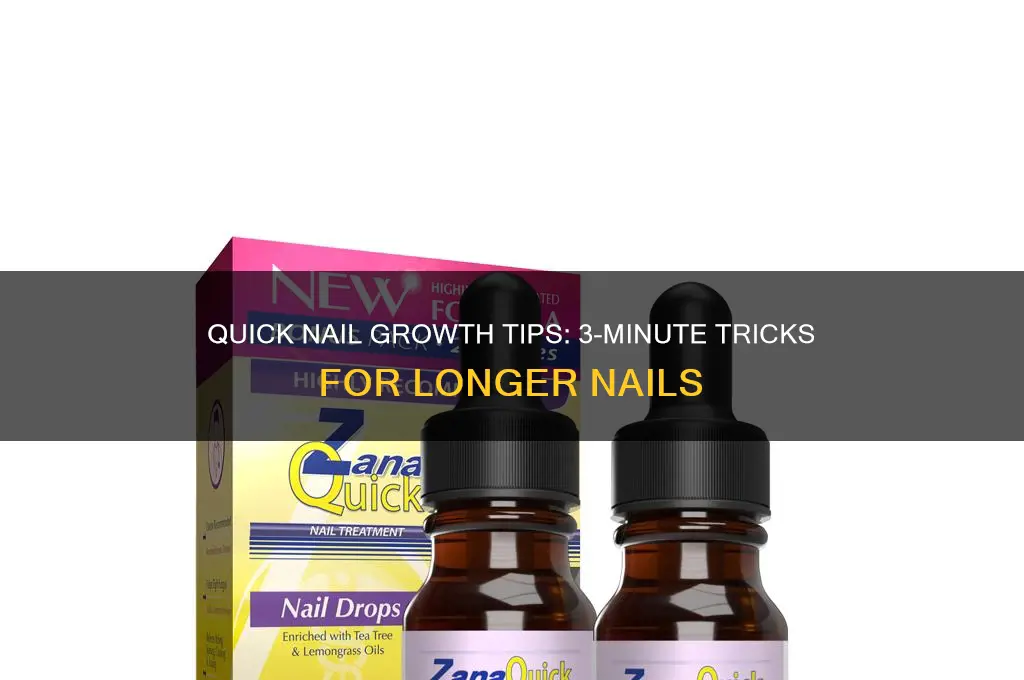 how to big your nails in 3 minutes