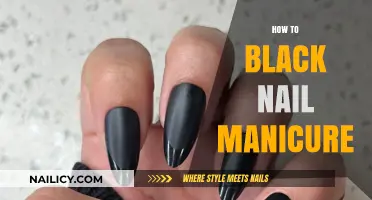Mastering the Bold Look: A Guide to Perfect Black Nail Manicure