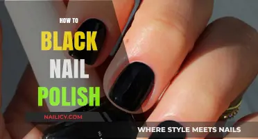 Mastering the Art of Flawless Black Nail Polish Application