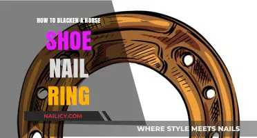 Blackening Horse Shoe Nail Rings: A Simple DIY Guide