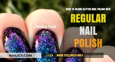 Mastering the Art of Blending Glitter into Regular Nail Polish