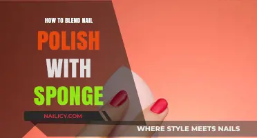 Master the Art of Blending Nail Polish with a Sponge