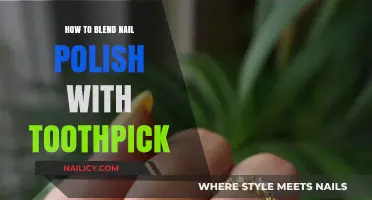 Master Nail Art: Blending Polish with a Toothpick Technique