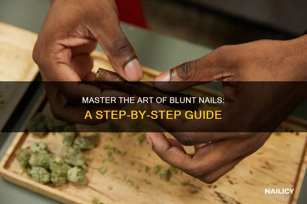 how to blunt your nails